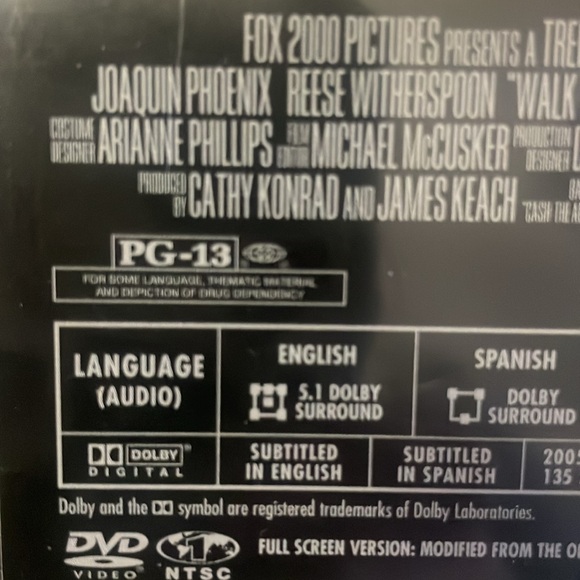 PreOwned Walk The Line Full Screen DVD . - Picture 6 of 10